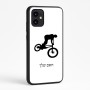 כיסוי בעיצוב אישי עם השם שלך לדגם - Motorola Moto G64 בעיצוב רוכב אופניים