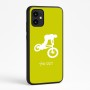 כיסוי בעיצוב אישי עם השם שלך לדגם - Motorola Moto G64 בעיצוב רוכב אופניים