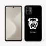 כיסוי בעיצוב אישי עם השם שלך לדגם - Motorola Moto G64 בעיצוב פרצוף בולדוג