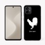 כיסוי בעיצוב אישי עם השם שלך לדגם - Motorola Moto G64 בעיצוב תרנגול
