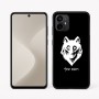 כיסוי בעיצוב אישי עם השם שלך לדגם - Motorola Moto G64 בעיצוב זאב