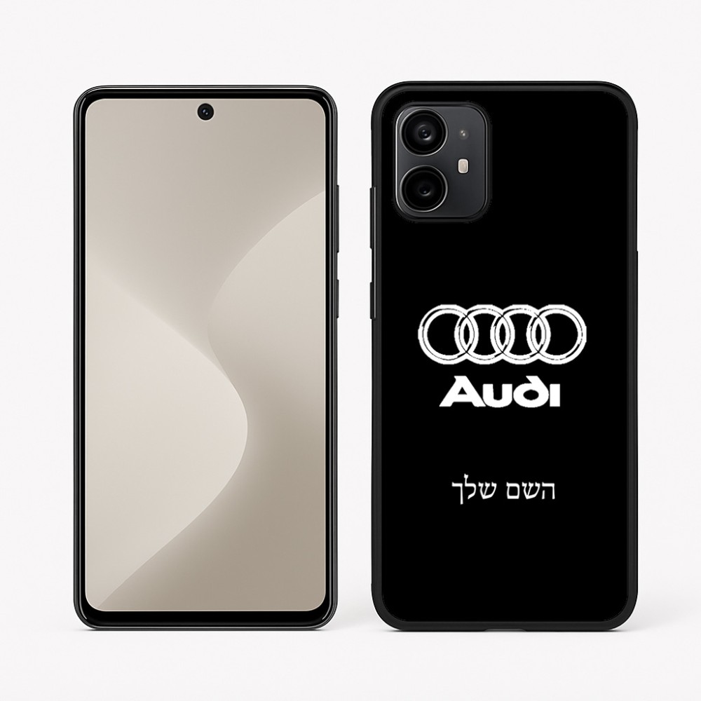 כיסוי בעיצוב אישי עם השם שלך לדגם - Motorola Moto G64 בעיצוב אאודי