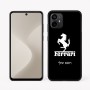 כיסוי בעיצוב אישי עם השם שלך לדגם - Motorola Moto G64 בעיצוב פרארי
