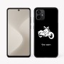 כיסוי בעיצוב אישי עם השם שלך לדגם - Motorola Moto G64 בעיצוב הארלי-דיווידסון