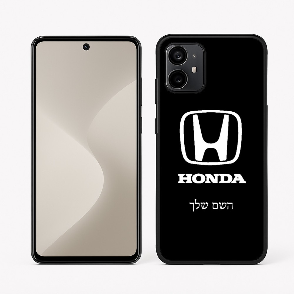 כיסוי בעיצוב אישי עם השם שלך לדגם - Motorola Moto G64 בעיצוב הונדה 2