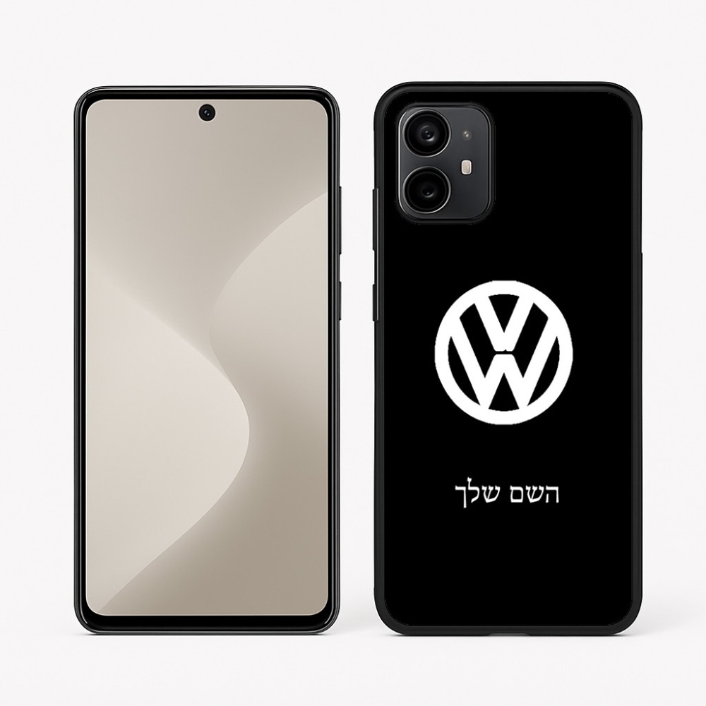 כיסוי בעיצוב אישי עם השם שלך לדגם - Motorola Moto G64 בעיצוב פולקסווגן