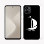 כיסוי בעיצוב אישי עם השם שלך לדגם - Motorola Moto G64 בעיצוב סירה