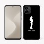כיסוי בעיצוב אישי עם השם שלך לדגם - Motorola Moto G64 בעיצוב אישה בהריון
