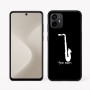 כיסוי בעיצוב אישי עם השם שלך לדגם - Motorola Moto G64 בעיצוב סקסופון