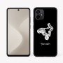 כיסוי בעיצוב אישי עם השם שלך לדגם - Motorola Moto G64 בעיצוב רוכב טרקטורונים