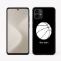 כיסוי בעיצוב אישי עם השם שלך לדגם - Motorola Moto G64 בעיצוב כדורסל