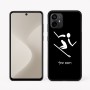 כיסוי בעיצוב אישי עם השם שלך לדגם - Motorola Moto G64 בעיצוב סקי אולימפי