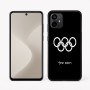 כיסוי בעיצוב אישי עם השם שלך לדגם - Motorola Moto G64 בעיצוב אולימפי