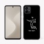 כיסוי בעיצוב אישי עם השם שלך לדגם - Motorola Moto G64 בעיצוב שחקן כדורעף