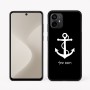 כיסוי בעיצוב אישי עם השם שלך לדגם - Motorola Moto G64 בעיצוב לעגן