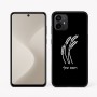כיסוי בעיצוב אישי עם השם שלך לדגם - Motorola Moto G64 בעיצוב חיטה גלית זהב