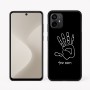 כיסוי בעיצוב אישי עם השם שלך לדגם - Motorola Moto G64 בעיצוב יד
