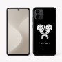 כיסוי בעיצוב אישי עם השם שלך לדגם - Motorola Moto G64 בעיצוב פרחי קרן