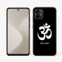 כיסוי בעיצוב אישי עם השם שלך לדגם - Motorola Moto G64 בעיצוב סמל אום