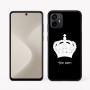 כיסוי בעיצוב אישי עם השם שלך לדגם - Motorola Moto G64 בעיצוב כתר מלכותי