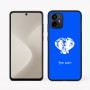 כיסוי בעיצוב אישי עם השם שלך לדגם - Motorola Moto G64 בעיצוב ראש פיל