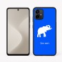 כיסוי בעיצוב אישי עם השם שלך לדגם - Motorola Moto G64 בעיצוב פיל