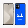 כיסוי בעיצוב אישי עם השם שלך לדגם - Motorola Moto G64 בעיצוב ג'ירפה באפריקה
