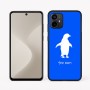 כיסוי בעיצוב אישי עם השם שלך לדגם - Motorola Moto G64 בעיצוב פינגווין