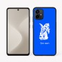 כיסוי בעיצוב אישי עם השם שלך לדגם - Motorola Moto G64 בעיצוב ארנב מחזיק גזר