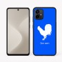 כיסוי בעיצוב אישי עם השם שלך לדגם - Motorola Moto G64 בעיצוב תרנגול