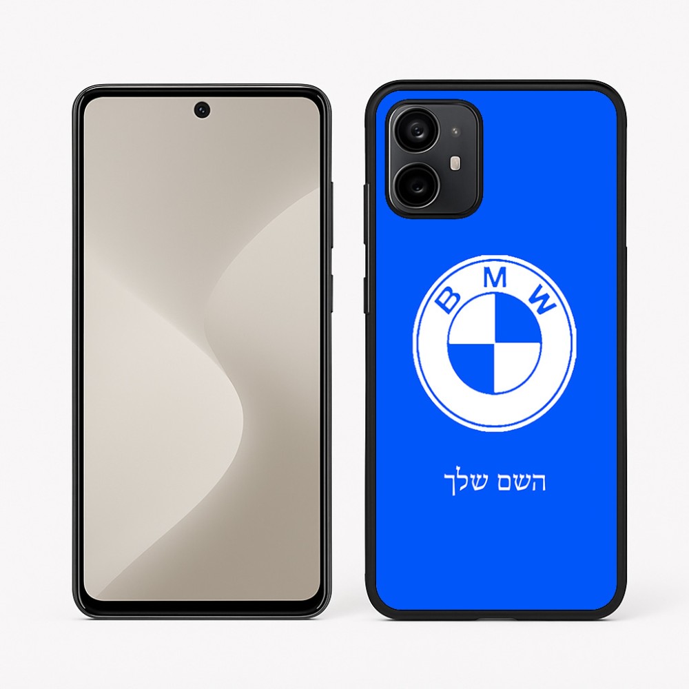 כיסוי בעיצוב אישי עם השם שלך לדגם - Motorola Moto G64 בעיצוב ב.מ.וו