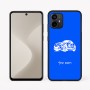 כיסוי בעיצוב אישי עם השם שלך לדגם - Motorola Moto G64 בעיצוב מכונית