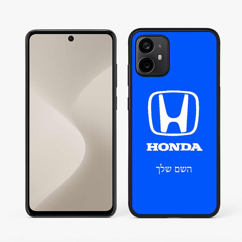 כיסוי בעיצוב אישי עם השם שלך לדגם - Motorola Moto G64 בעיצוב הונדה 2
