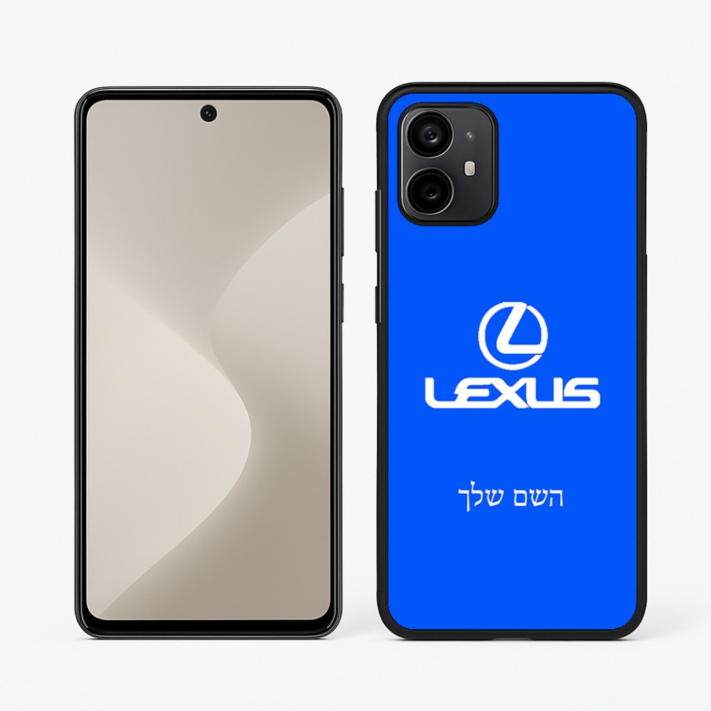 כיסוי בעיצוב אישי עם השם שלך לדגם - Motorola Moto G64 בעיצוב לקסוס