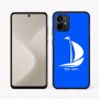 כיסוי בעיצוב אישי עם השם שלך לדגם - Motorola Moto G64 בעיצוב סירה
