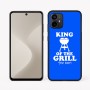 כיסוי בעיצוב אישי עם השם שלך לדגם - Motorola Moto G64 בעיצוב מלך הגריל