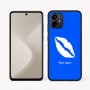 כיסוי בעיצוב אישי עם השם שלך לדגם - Motorola Moto G64 בעיצוב שפתיים - נשיקה