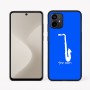כיסוי בעיצוב אישי עם השם שלך לדגם - Motorola Moto G64 בעיצוב סקסופון
