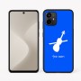כיסוי בעיצוב אישי עם השם שלך לדגם - Motorola Moto G64 בעיצוב כינור