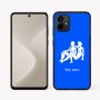 כיסוי בעיצוב אישי עם השם שלך לדגם - Motorola Moto G64 בעיצוב מזלות - תאומים