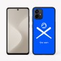 כיסוי בעיצוב אישי עם השם שלך לדגם - Motorola Moto G64 בעיצוב כדור בסיס