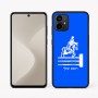 כיסוי בעיצוב אישי עם השם שלך לדגם - Motorola Moto G64 בעיצוב רוכב סוסים