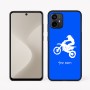 כיסוי בעיצוב אישי עם השם שלך לדגם - Motorola Moto G64 בעיצוב מוטוקרוס