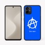 כיסוי בעיצוב אישי עם השם שלך לדגם - Motorola Moto G64 בעיצוב אנרכיה