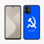 כיסוי בעיצוב אישי עם השם שלך לדגם - Motorola Moto G64 בעיצוב פטיש ומגל