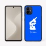 כיסוי בעיצוב אישי עם השם שלך לדגם - Motorola Moto G64 בעיצוב מיקרוסקופ