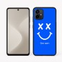 כיסוי בעיצוב אישי עם השם שלך לדגם - Motorola Moto G64 בעיצוב סמיילי