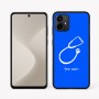 כיסוי בעיצוב אישי עם השם שלך לדגם - Motorola Moto G64 בעיצוב סטטוסקופ רופא