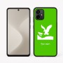 כיסוי בעיצוב אישי עם השם שלך לדגם - Motorola Moto G64 בעיצוב נשר אמריקאי