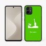 כיסוי בעיצוב אישי עם השם שלך לדגם - Motorola Moto G64 בעיצוב ג'ירפה באפריקה